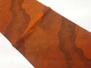 萬葉製　道長取り模様織出し全通袋帯